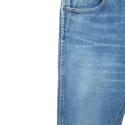 Celine Hedi Slimane Era Skinny Denim Jeans Tapered Pants Indigo Blue