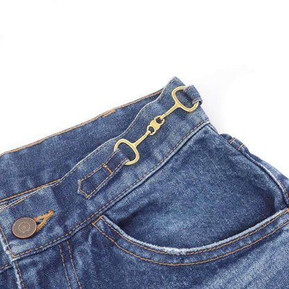 Celine Dylan Triomphe Chain Denim Pants Indigo 26