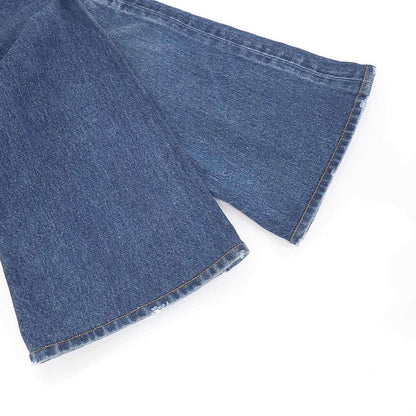 Celine Dylan Triomphe Chain Denim Pants Indigo 26