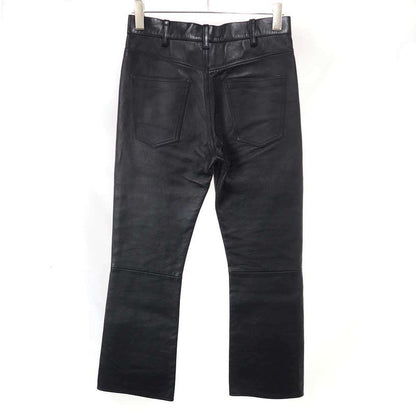 Celine Dylan Leather Pants Black 46