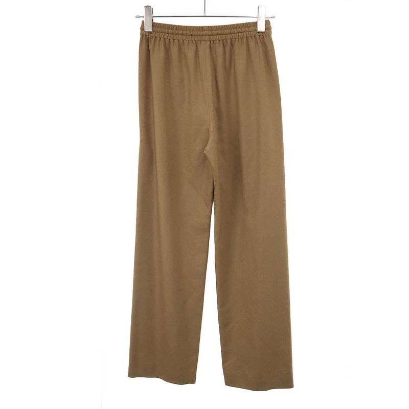 Celine Straight Jogging Pants Cashmere Flannel Brown 34