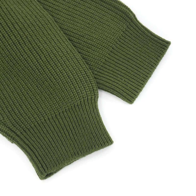 Balenciaga Wool Knit Cardigan Khaki