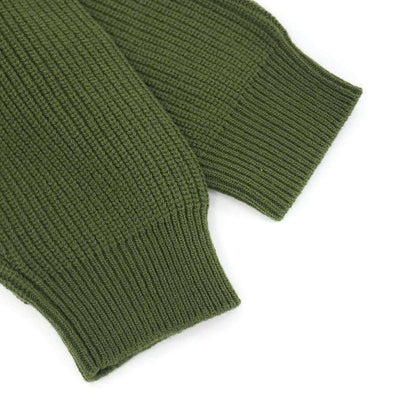 Balenciaga Wool Knit Cardigan Khaki