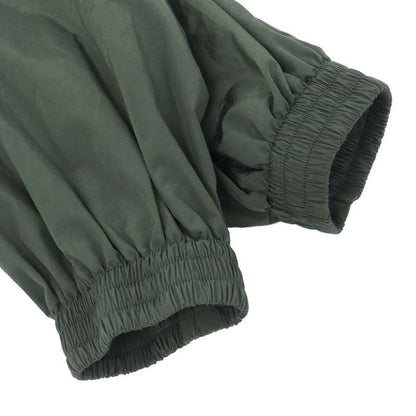 Balenciaga Back Taping Logo Zip Up Jacket Green Xxs