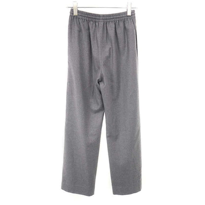 Celine Straight Jogging Pants Cashmere Flannel Gray 34
