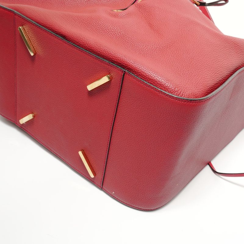 Loewe Handbag Hammock Leather Red