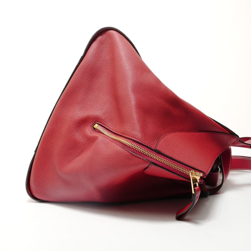 Loewe Handbag Hammock Leather Red