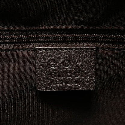 Gucci Boston Bag Sherry Line GG Crystal Gold Canvas