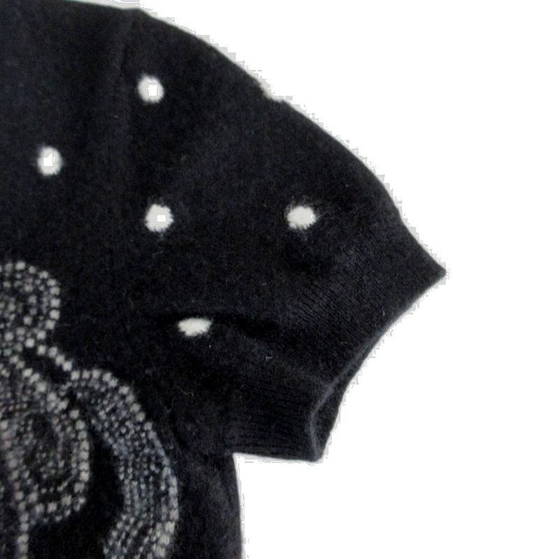 Hermes Brides de Gala Cashmere Knit Sweater de Dot Pattern Ceremonial Bridle