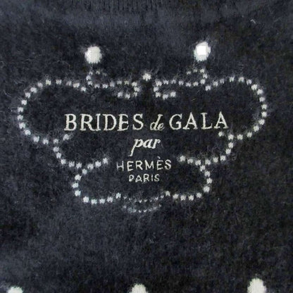 Hermes Brides de Gala Cashmere Knit Sweater de Dot Pattern Ceremonial Bridle