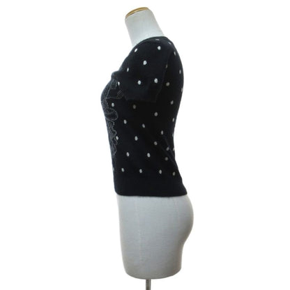 Hermes Brides de Gala Cashmere Knit Sweater de Dot Pattern Ceremonial Bridle
