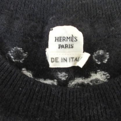 Hermes Brides de Gala Cashmere Knit Sweater de Dot Pattern Ceremonial Bridle