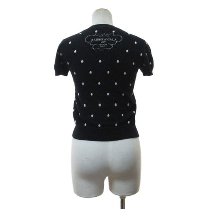 Hermes Brides de Gala Cashmere Knit Sweater de Dot Pattern Ceremonial Bridle