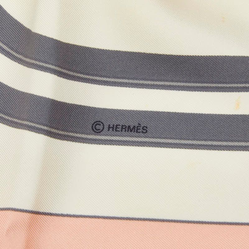 Hermes Carre 90 Brides de Gala Ceremonial Bridle Scarf Pink Multicolor