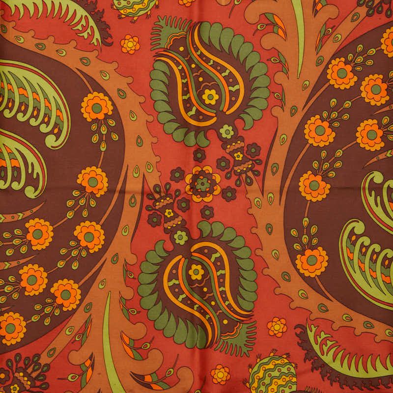 Hermes Carre 90 Skyros Bird Peacock Scarf Green Multicolor