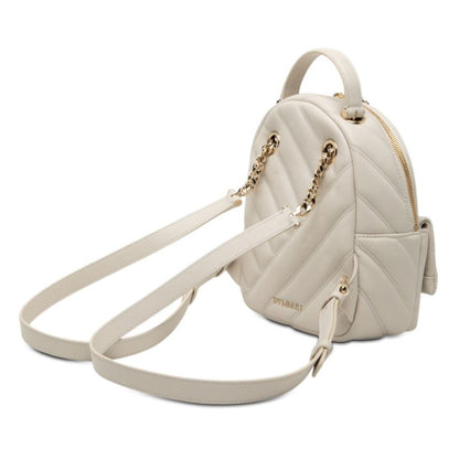 Bvlgari Serpenti Cabochon Backpack Ivory Leather
