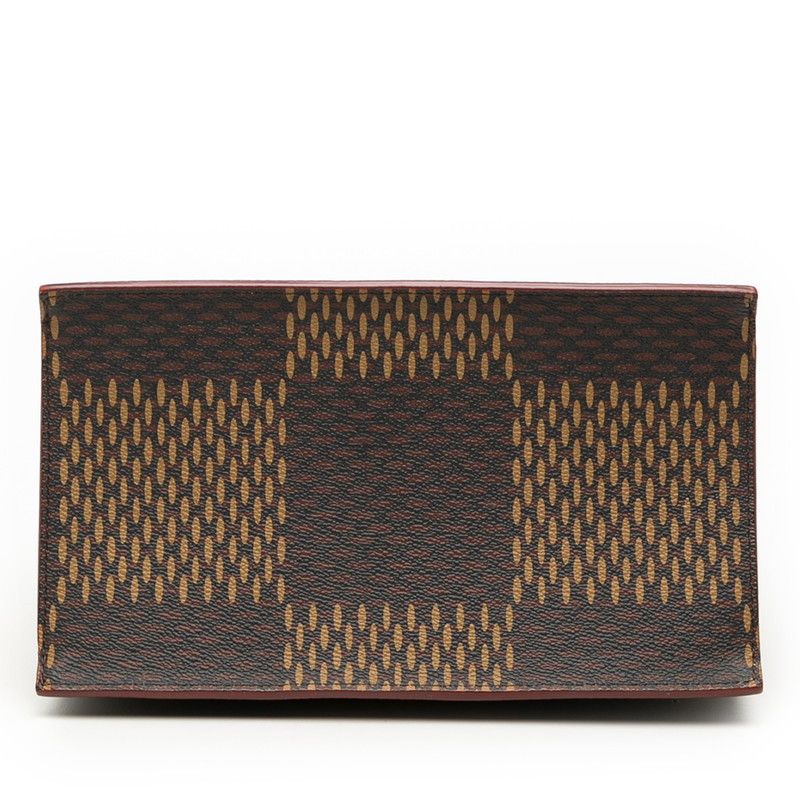 Louis Vuitton Damier Giant Mini Tote Shoulder Bag 2-Way Brown Leather
