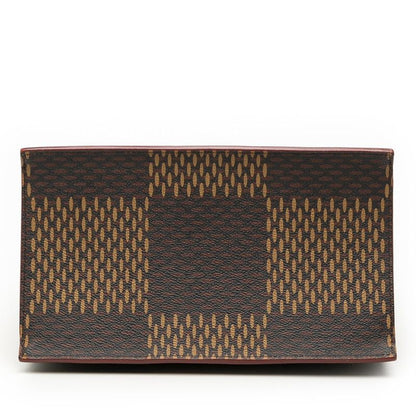 Louis Vuitton Damier Giant Mini Tote Shoulder Bag 2-Way Brown Leather