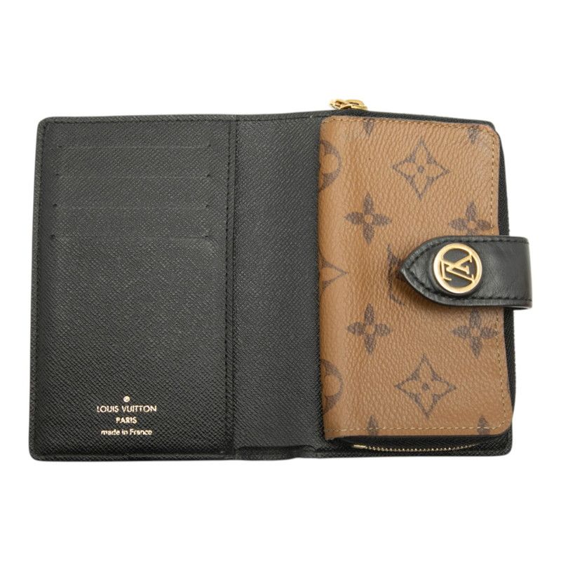 Louis Vuitton Monogram Giant Reverse Portefeuille Juliette Bifold Wallet Brown