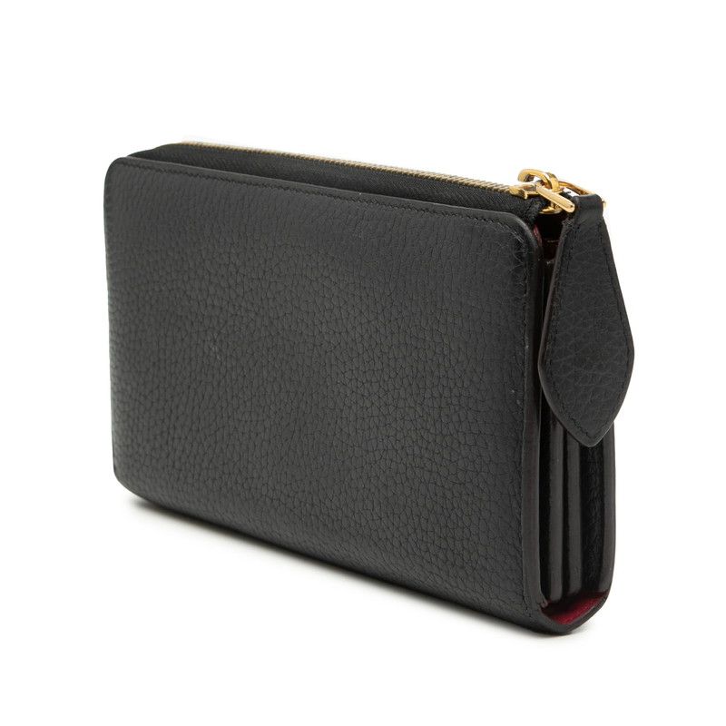 Louis Vuitton Portefeuille Comet Wallet Black Leather