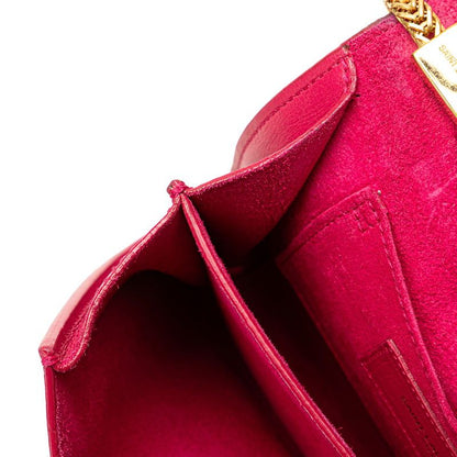 Saint Laurent Classic Yline Satchel Small Chain Crossbody Shoulder Bag Pink