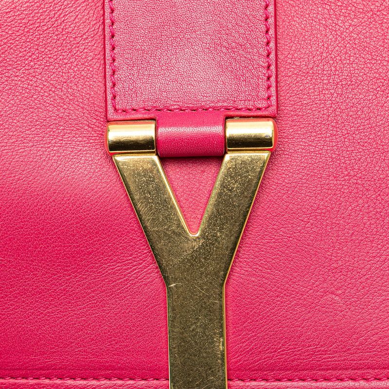 Saint Laurent Classic Yline Satchel Small Chain Crossbody Shoulder Bag Pink