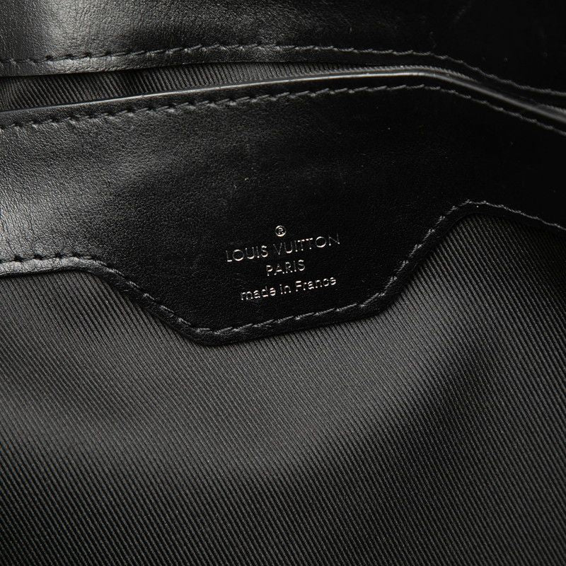 Louis Vuitton Monogram Eclipse Grand Sac Tote Gray Black Leather