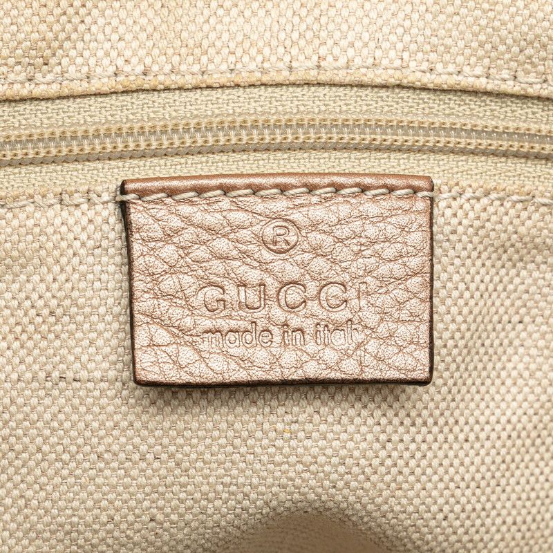 Gucci Ski 2-Way Shoulder Bag Pink Leather