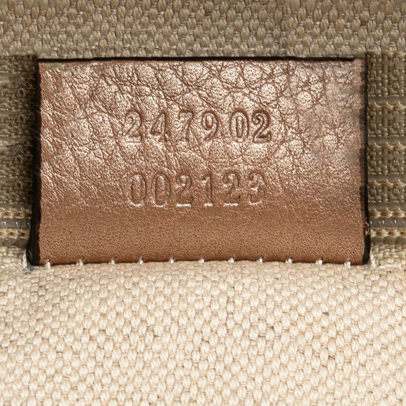 Gucci Ski 2-Way Shoulder Bag Pink Leather