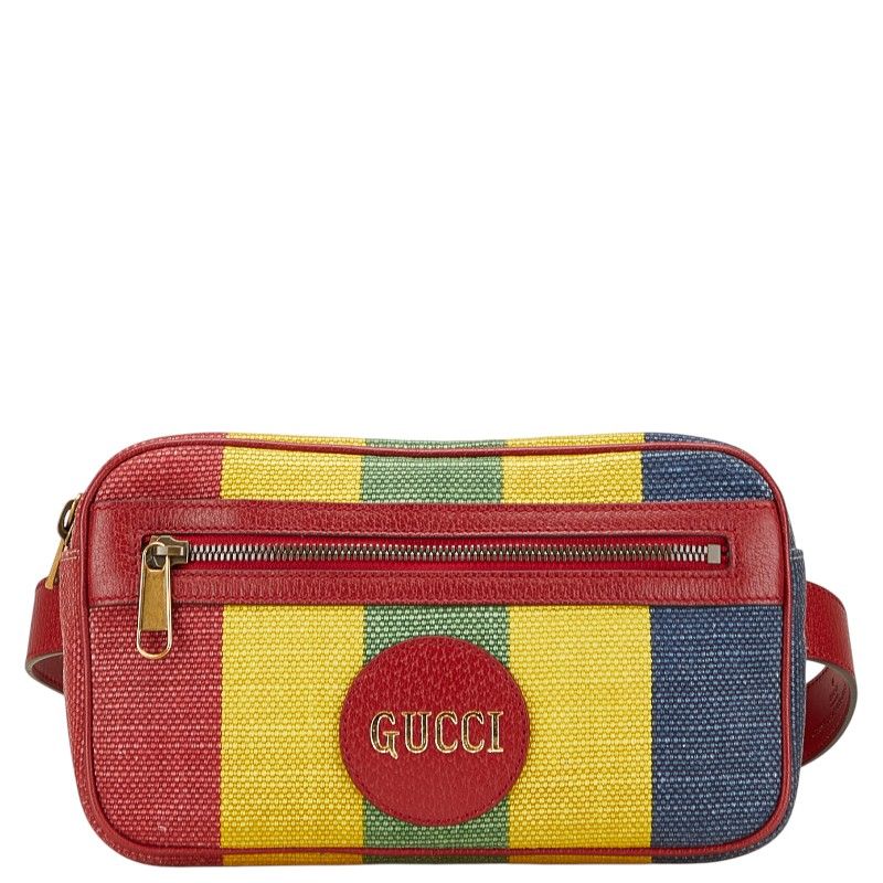 Gucci Viadera Belt Bag Multicolor Canvas Leather