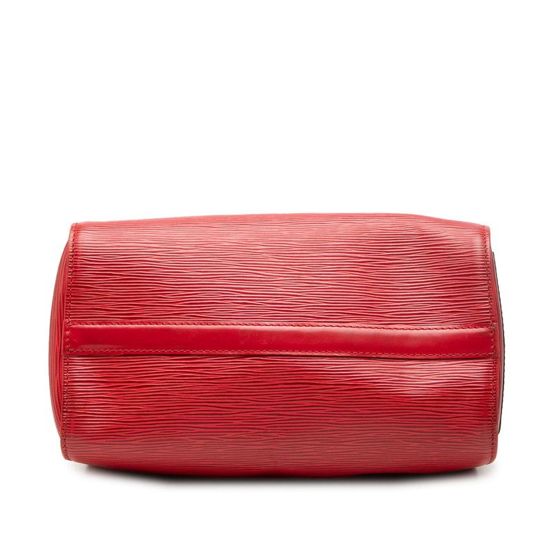 Louis Vuitton Epi Speedy 25 Mini Boston Bag Castilian Red Leather
