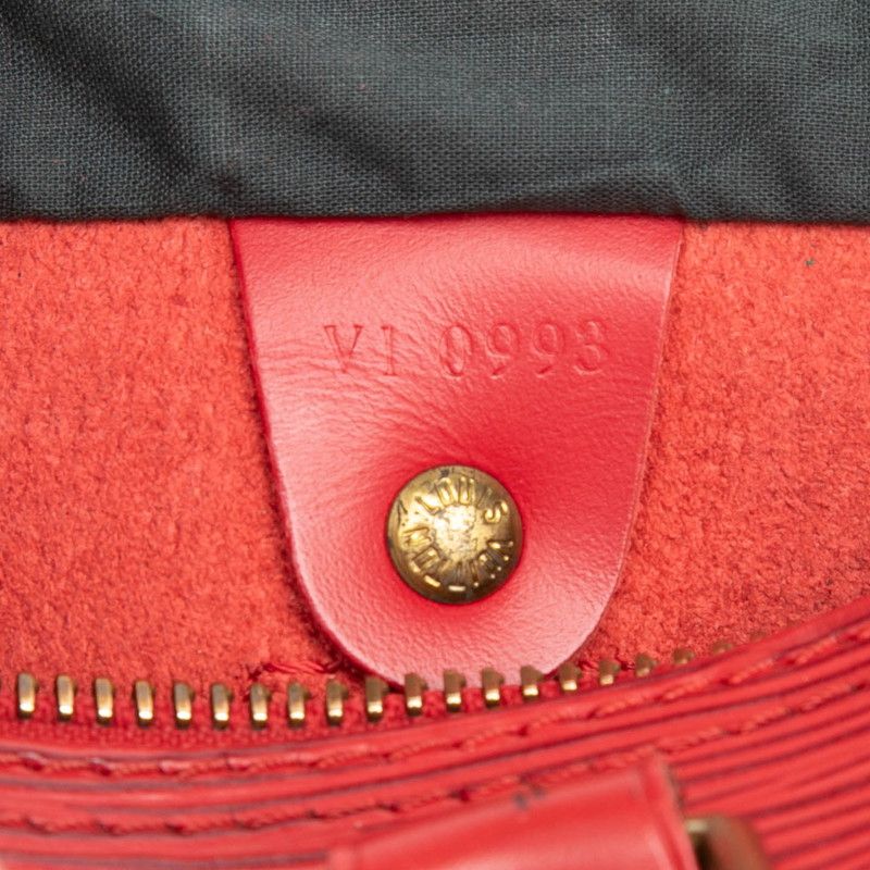 Louis Vuitton Epi Speedy 25 Mini Boston Bag Castilian Red Leather