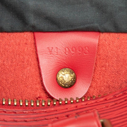 Louis Vuitton Epi Speedy 25 Mini Boston Bag Castilian Red Leather