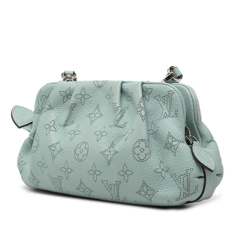 Louis Vuitton Mahina Scala Mini Crossbody Shoulder Bag Veil Ragn Blue Leather