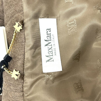 Max Mara Poncho Petalo Teddy Bear Alpaca Brown Cape