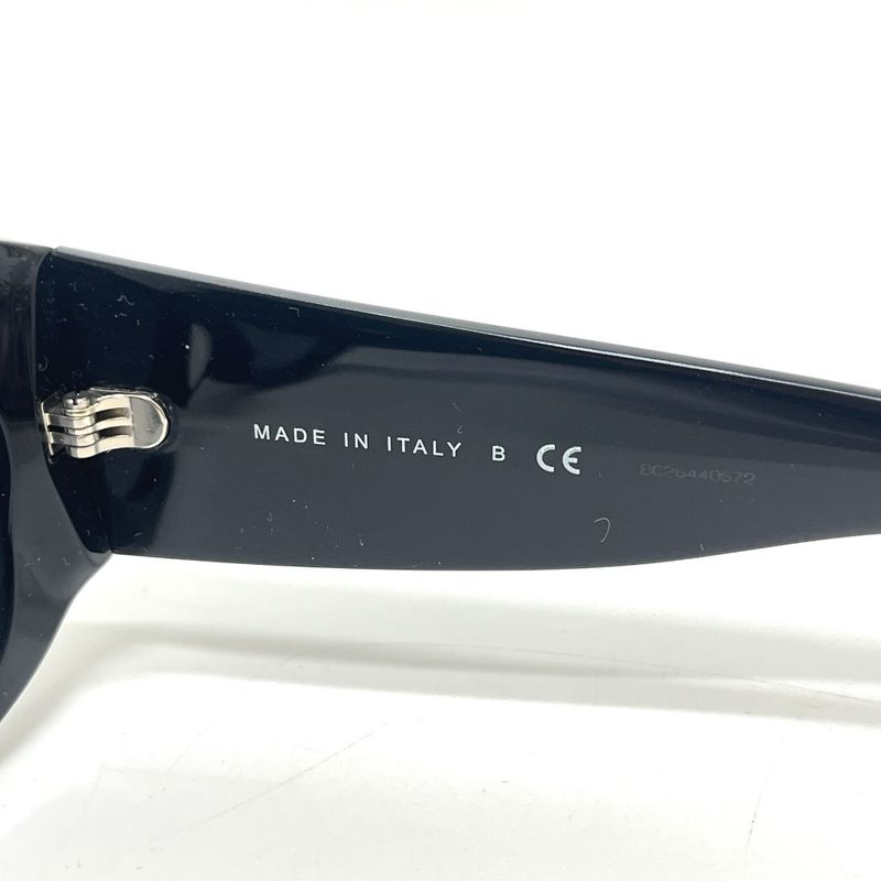 Chanel Sunglasses Embroidery CC Logo Plastic Black Eyewear