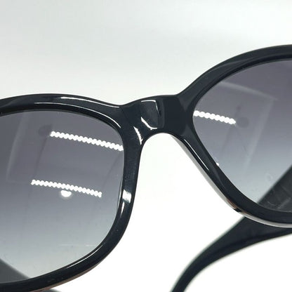 Chanel Sunglasses Embroidery CC Logo Plastic Black Eyewear