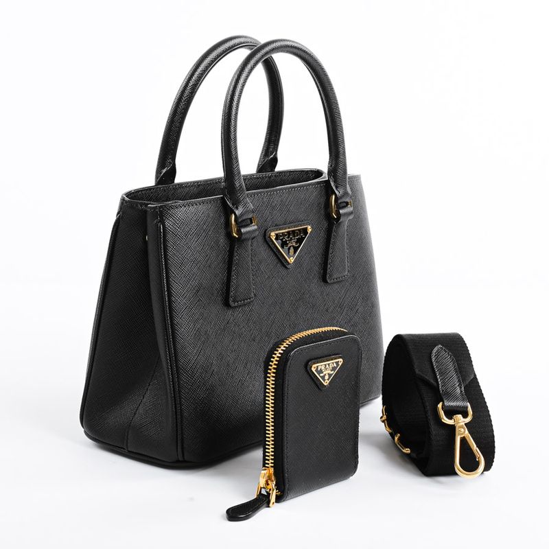 Prada Handbag Galleria Black