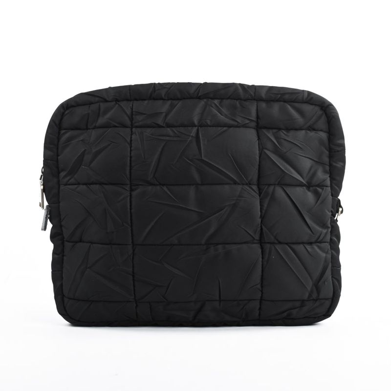 Prada Clutch Quilted Silver