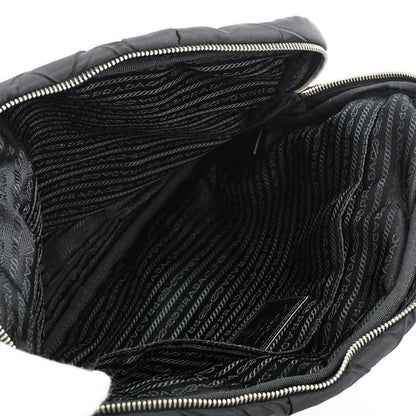 Prada Clutch Quilted Silver
