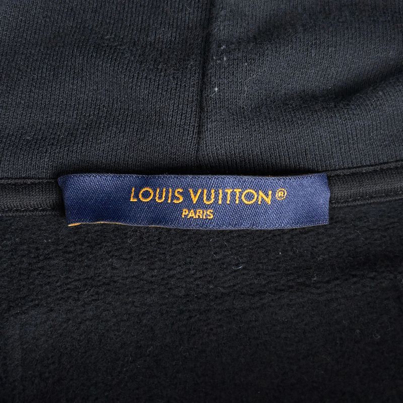 Louis Vuitton Multi Tree Embroidery Hoodie Pullover Logo Brushed Top Cotton