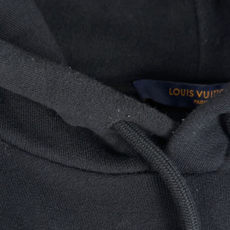 Louis Vuitton Multi Tree Embroidery Hoodie Pullover Logo Brushed Top Cotton