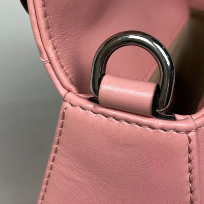 Gucci GG Marmont 2-Way Chain Shoulder Bag Double Leather Pink