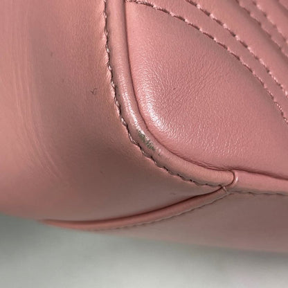 Gucci GG Marmont 2-Way Chain Shoulder Bag Double Leather Pink