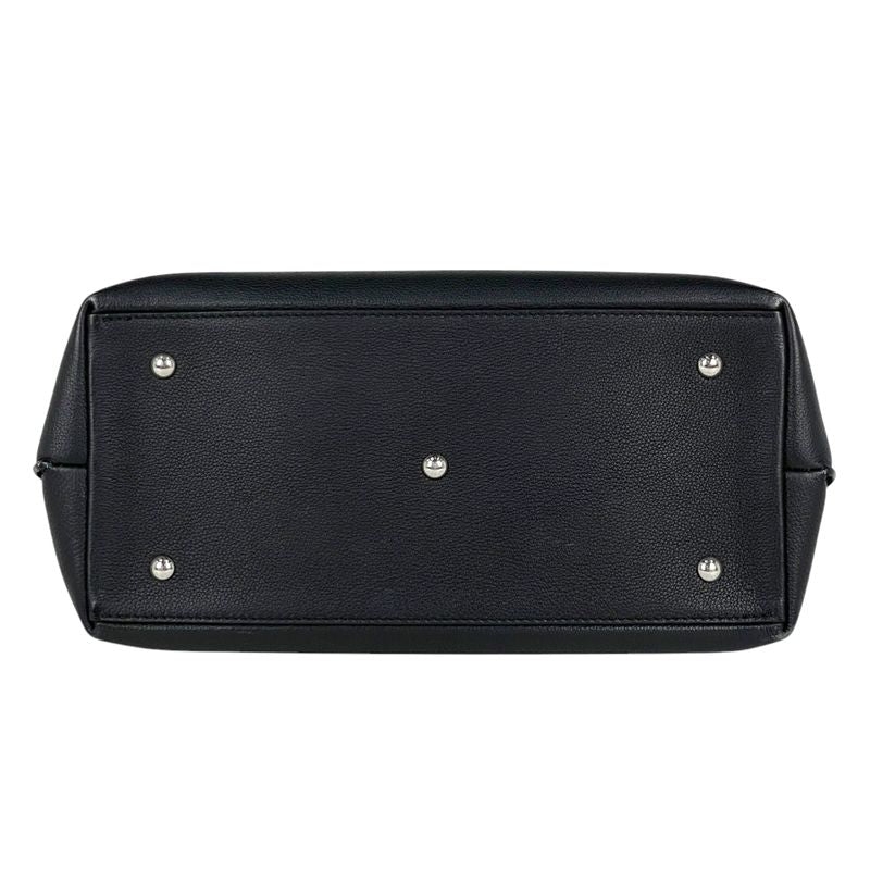 Louis Vuitton Lockme 2-Way Shoulder Bag Leather Noir Black