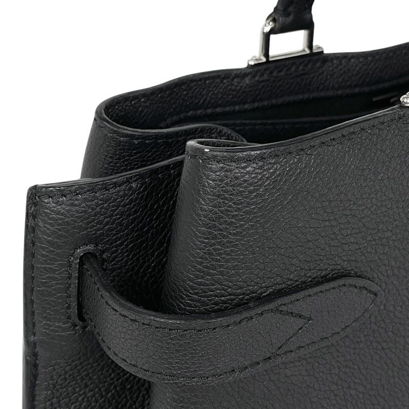 Louis Vuitton Lockme 2-Way Shoulder Bag Leather Noir Black