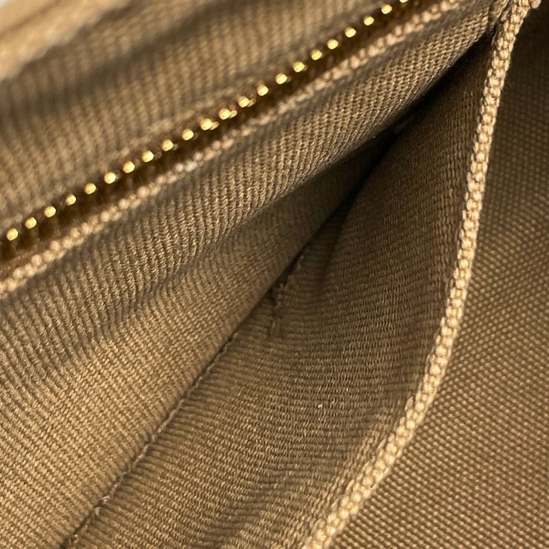 Prada Canapa Tote 2-Way Shoulder Bag Canvas Brown