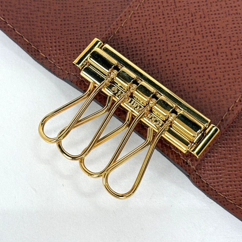 Louis Vuitton Multicles 4 Key Holder Key Hook Key Case Monogram Brown