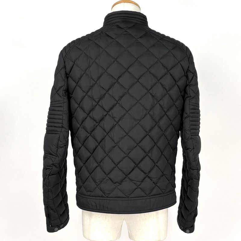 Moncler Logo Down Jacket Breitman Black