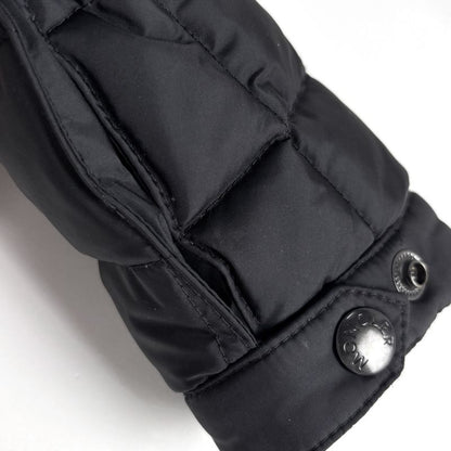 Moncler Logo Down Jacket Breitman Black